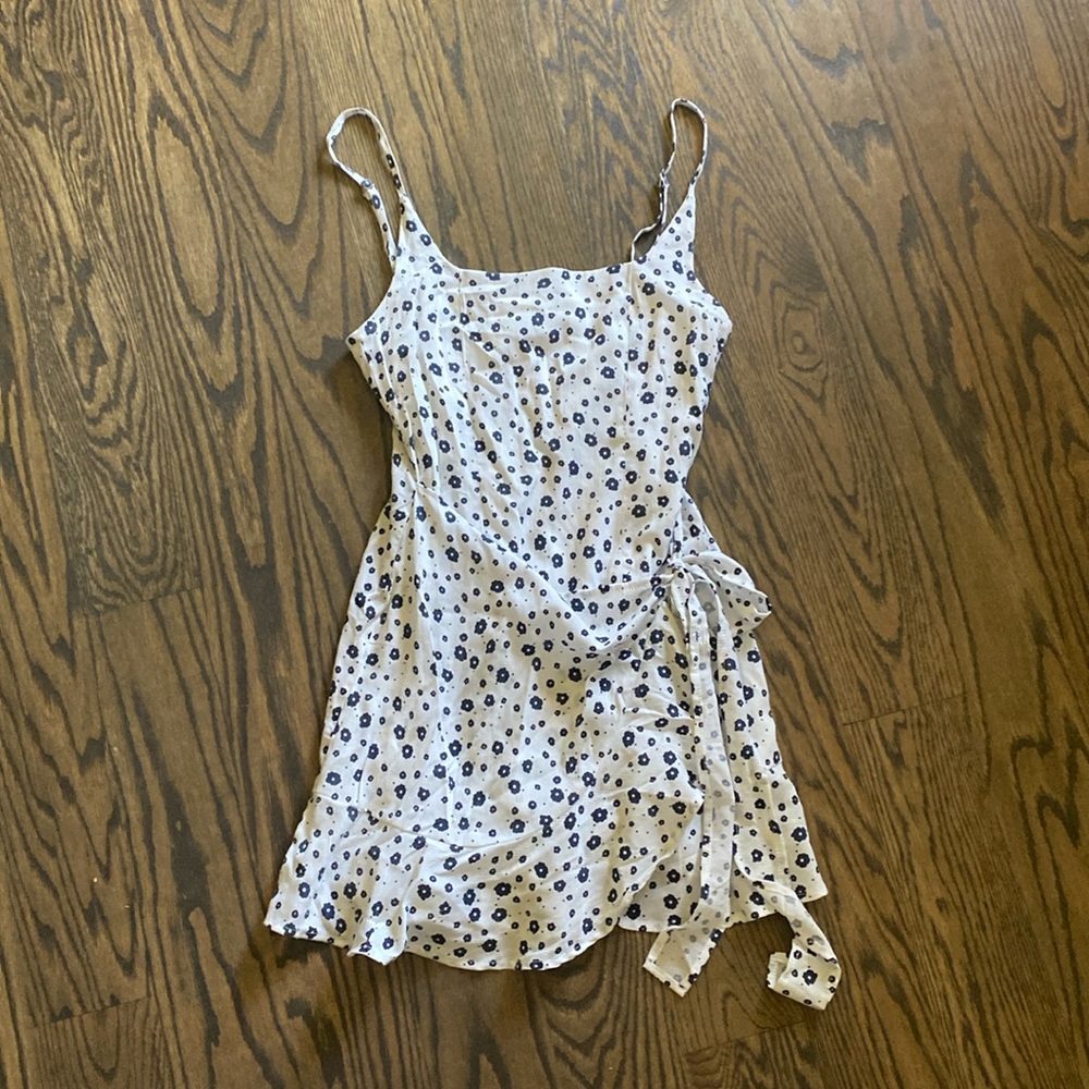 Princess Polly White and Black Floral Dress